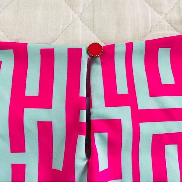 Britt Ryan Shift 3/4 Sleeve Dress Geometric Print - Picture 5 of 8